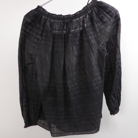 Donna Karan New York DKNY Summer Solstice Sheer Top NWT Linen / Cotton - Picture 6 of 10